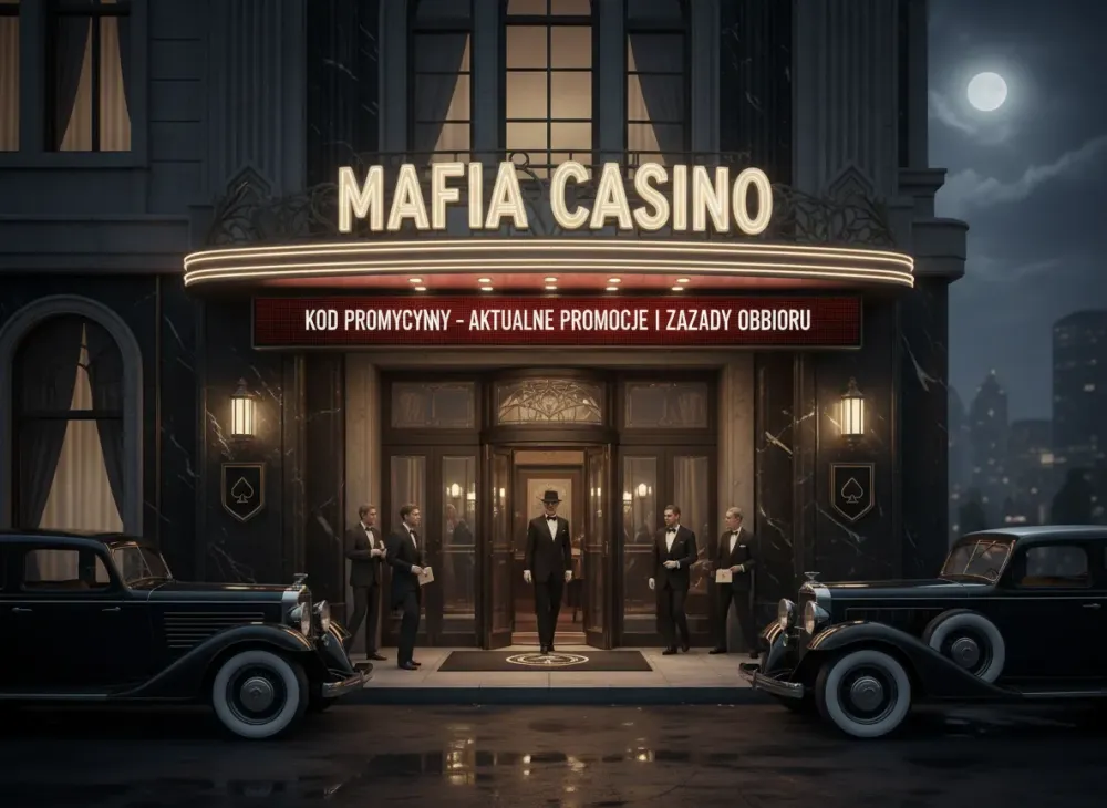 Mafia Casino kod promocyjny – aktualne promocje i zasady odbioru